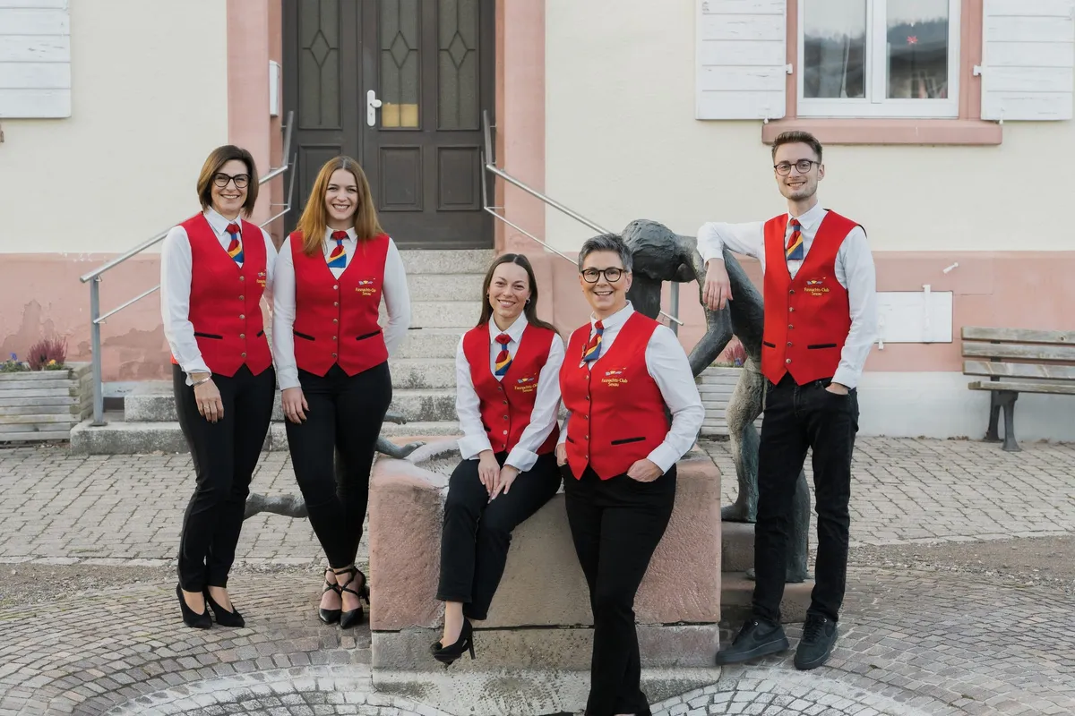 Die Vorstandschaft des Fasnachts-Club Sexau