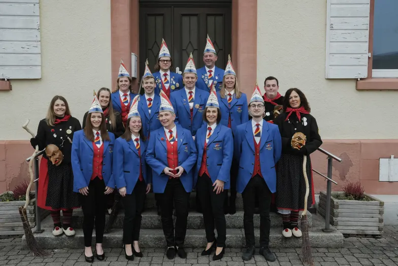 Der Elferrat des Fasnachts-Club Sexau